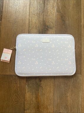 LoveShackFancy blue floral laptop case
